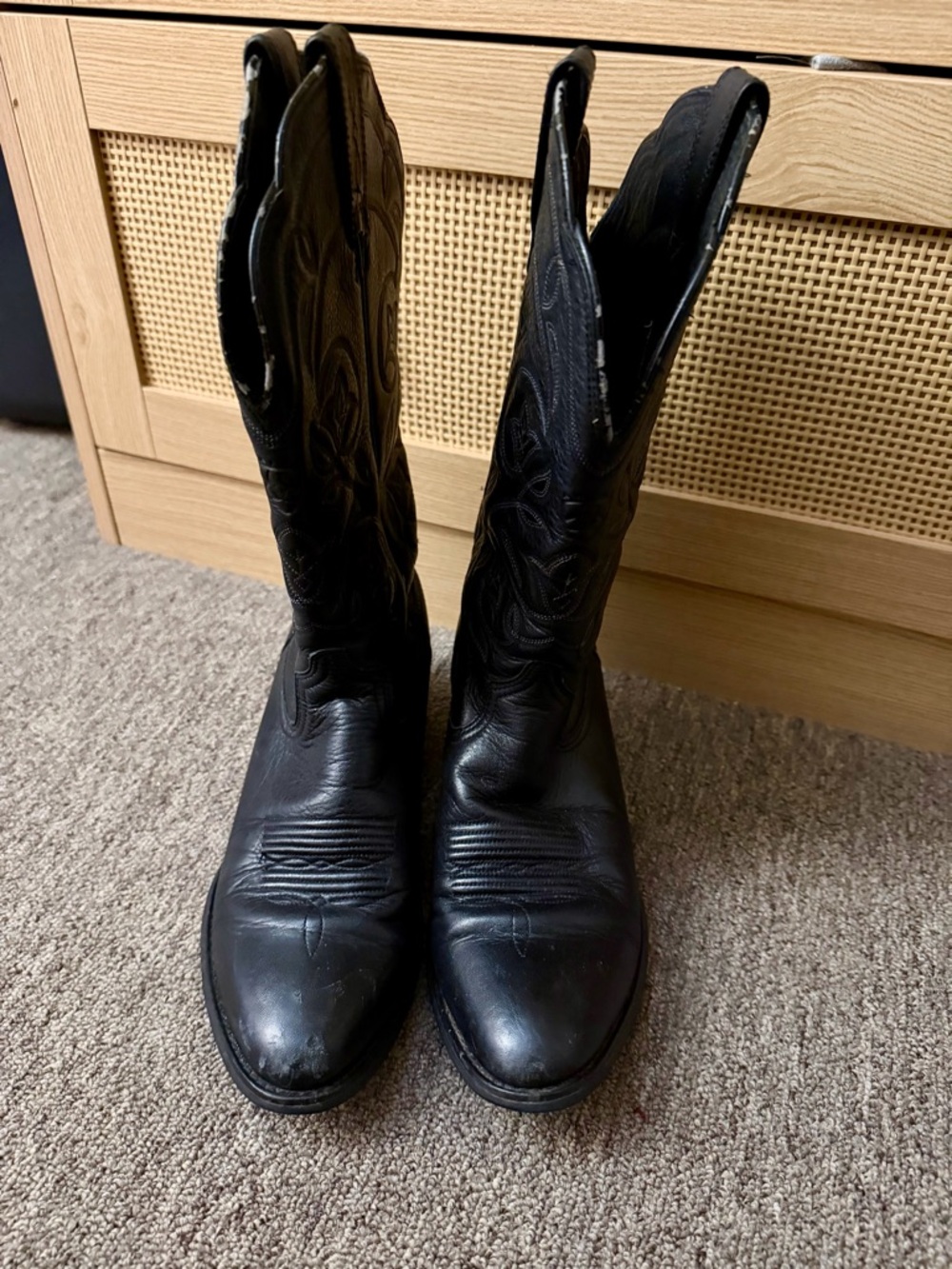 Ariat Black Western Heeled Boots - Picture 2 of 5